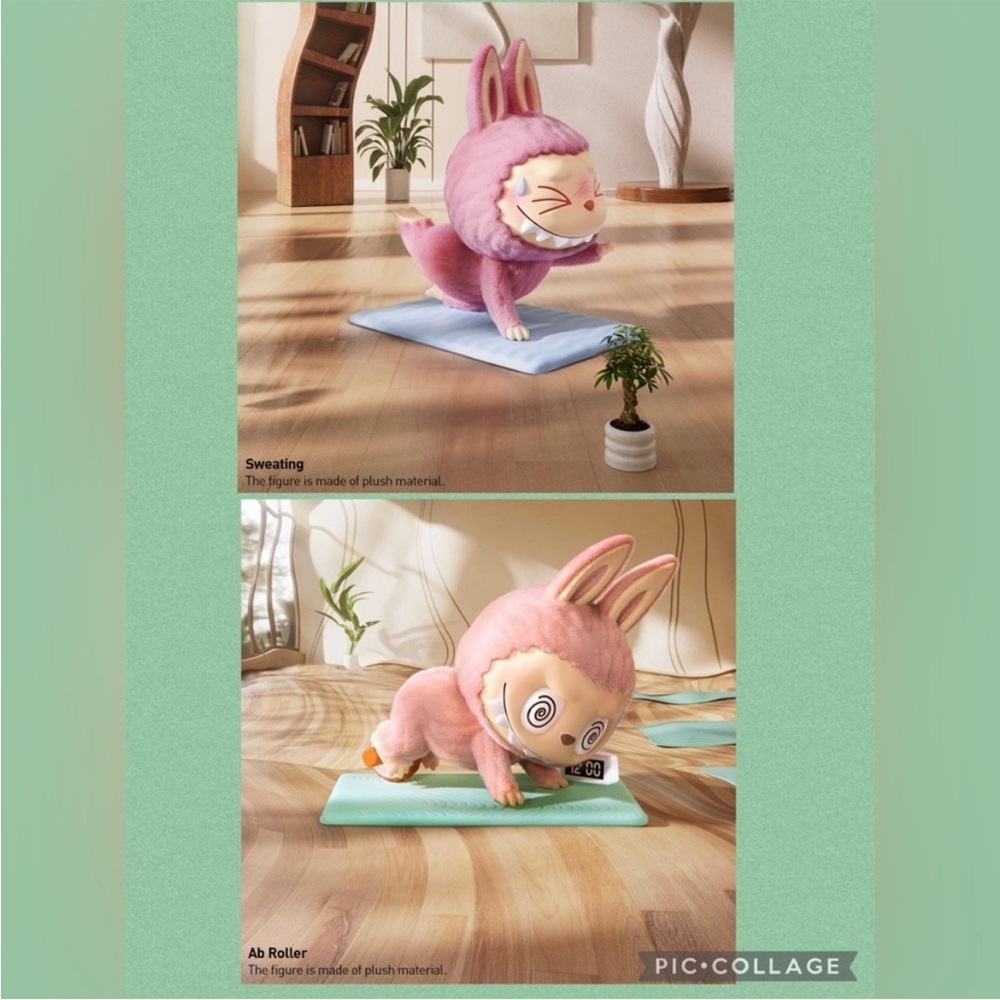 Pop Mart The Monsters Lazy Yoga Action Figure NWT Labubu - Picture 11 of 16